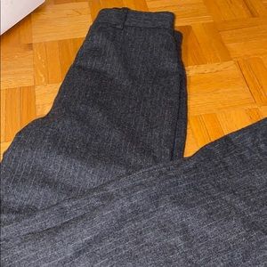 Zara pinstripe grey wool pants